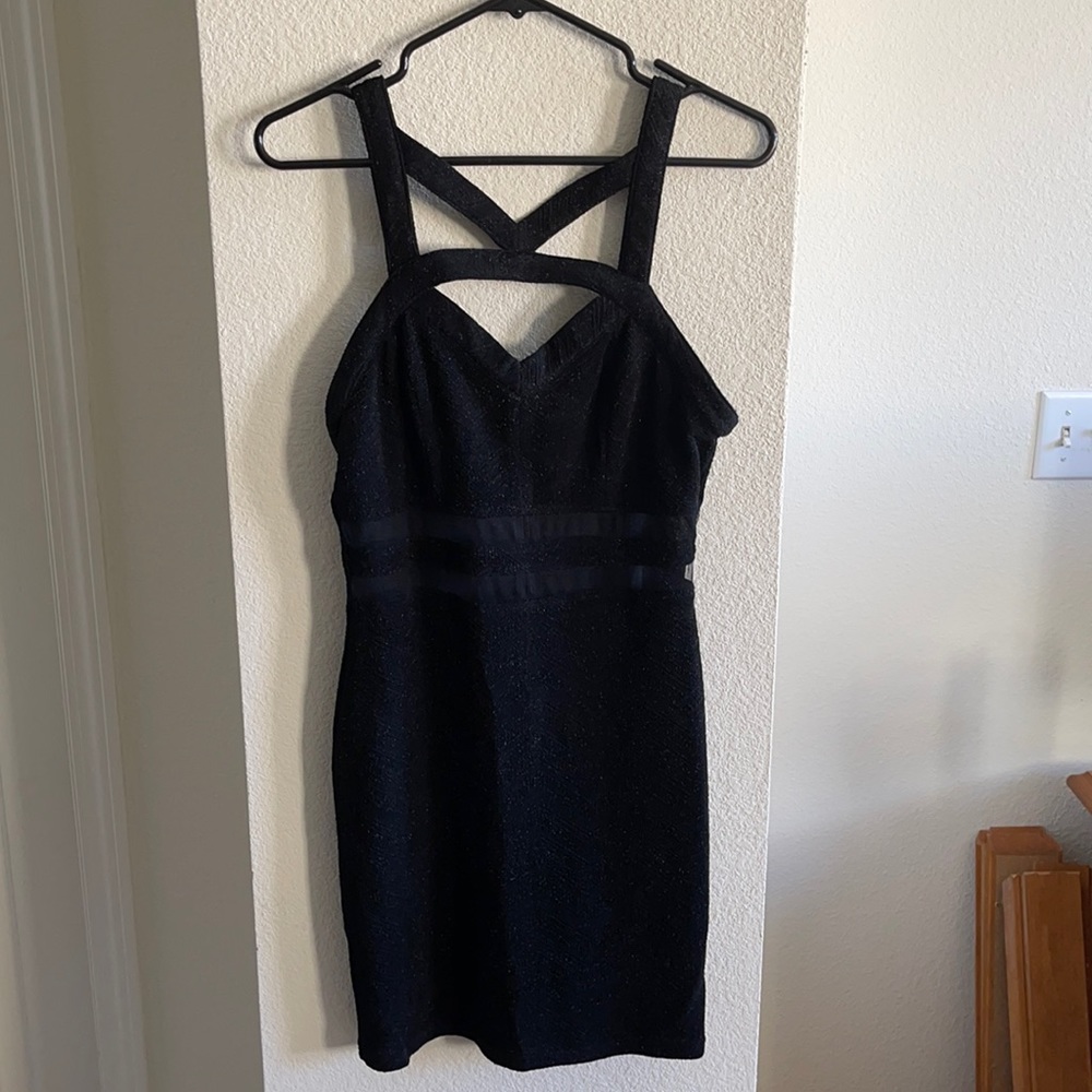 BLACK DRESS - PAPAYA